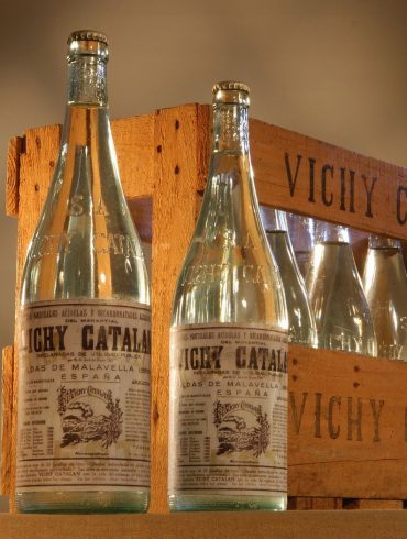 Vichy Catalán botellas en los años 40