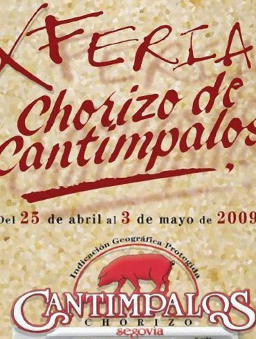 Cartel de la X Feria del Chorizo de Cantimpalos