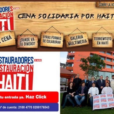 Cena Solidaria Restauradores por Haití