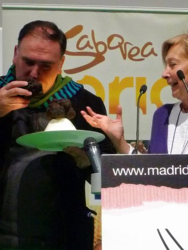 Esmeralda Capell y el cocinero asturiano José Andrés