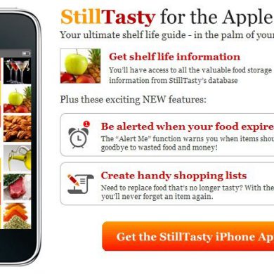 Still Tasty. Seguridad Alimentaria en nuestro iPhone