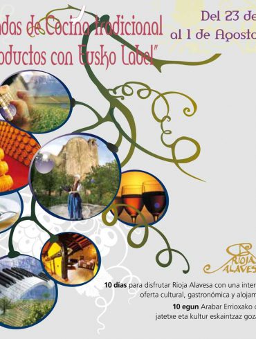 Jornadas de Cocina Tradicional y Productos Euskolabel en Rioja Alavesa