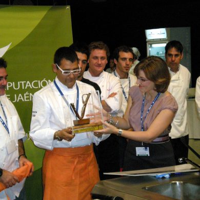 Andreu Ruíz ganador del Premio de Cocina "Jaén, paraíso interior"