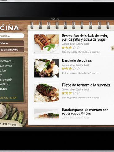 Canal Cocina en el iPad