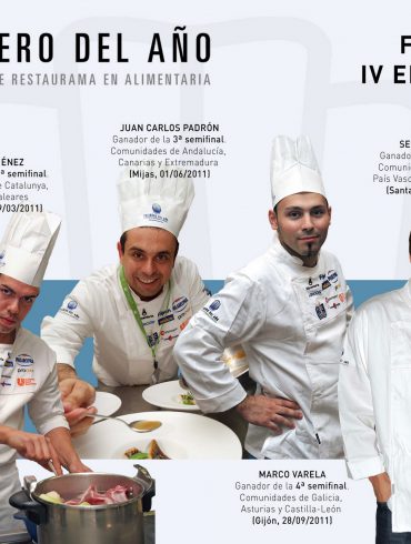 Finalistas concurso Cocinero del Año 2012