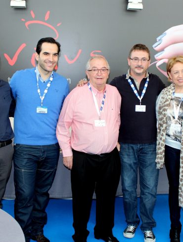 Andoni Luis Aduriz, junto con los cocineros Juan Mari Arzak, Susi Díaz y Mario Sandoval