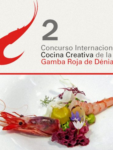 Cartel Concurso Internacional Cocina creativa de la gamba roja de Dénia 2013