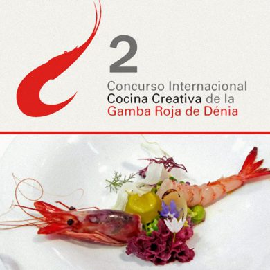 Cartel Concurso Internacional Cocina creativa de la gamba roja de Dénia 2013