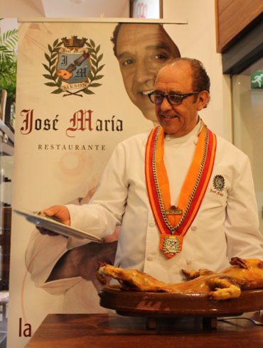 José María Ruiz en su Restaurante de Segovia